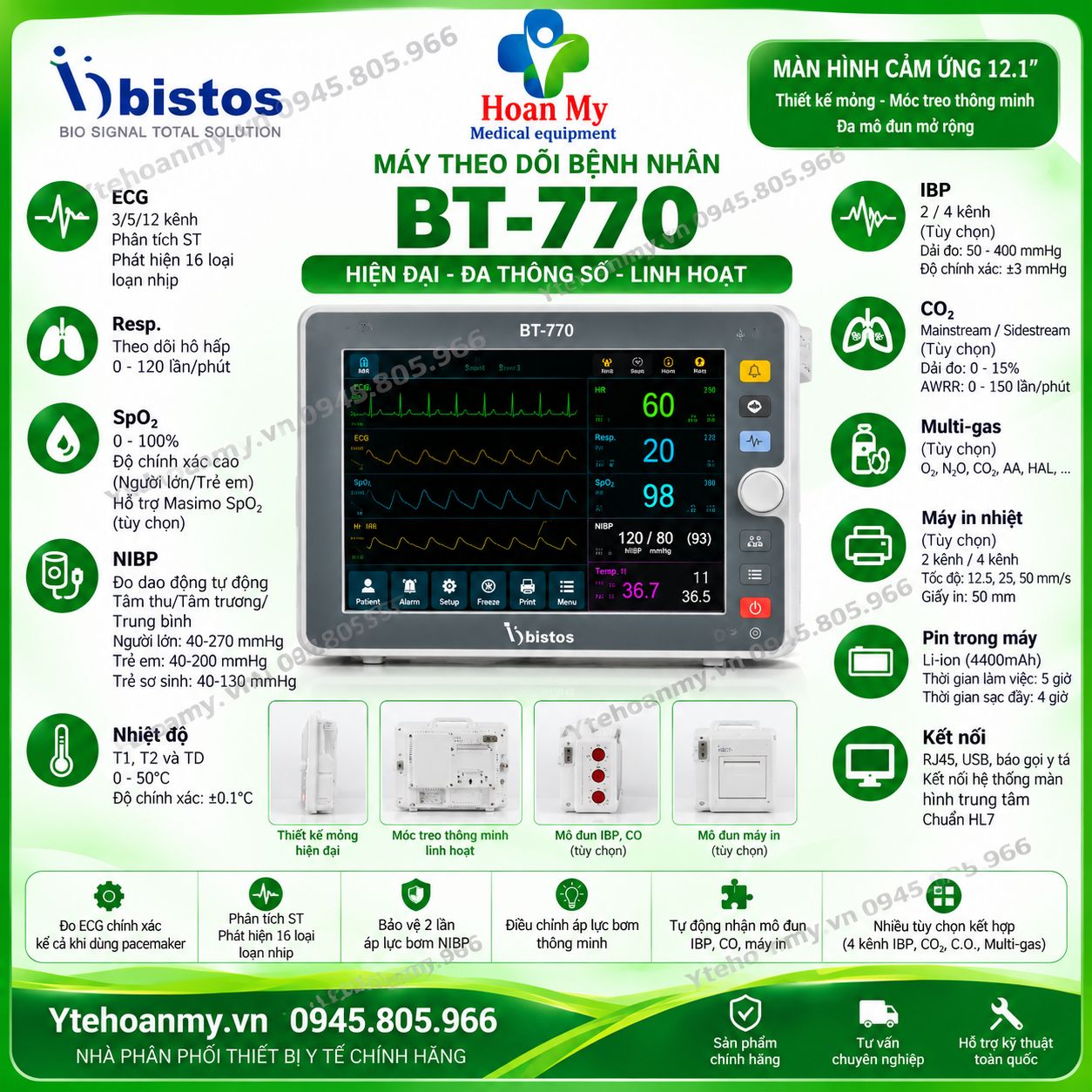 Top 7 m&aacute;y Monitor theo d&otilde;i bệnh nh&acirc;n gi&aacute; rẻ, chất lượng dưới 100 triệu